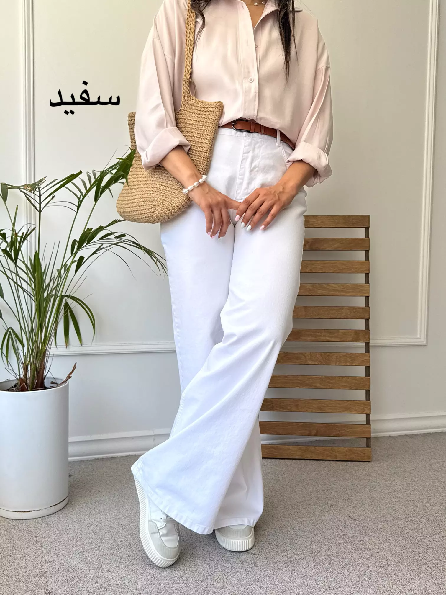 شلوار زنانه کتان نیم بگ | استایل تو